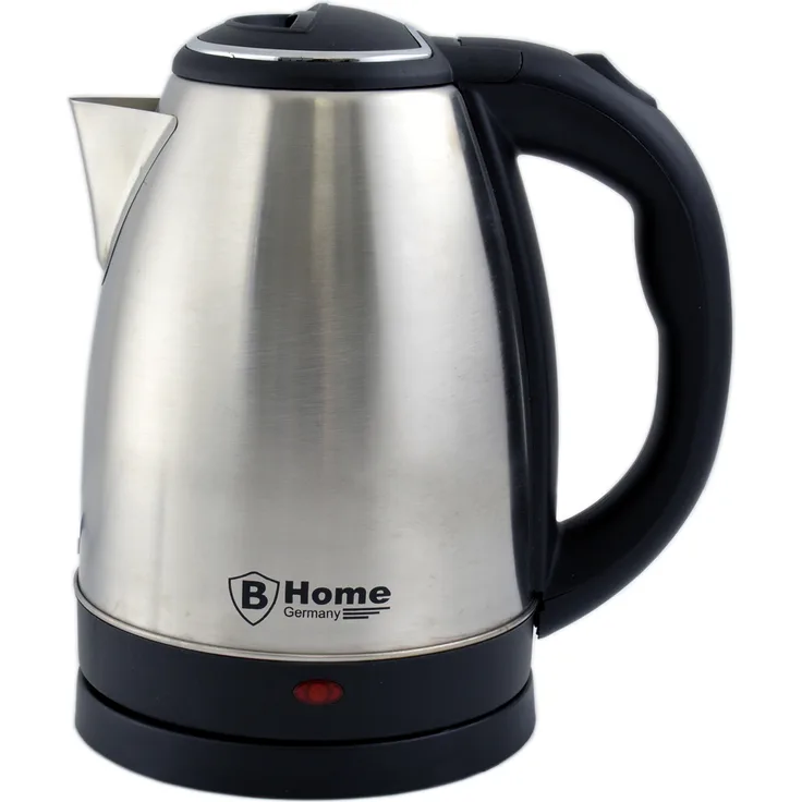 Bahama Edelstahl-Wasserkocher, 1800W, 1,8L ,kabellos, edelstahl, schwarz