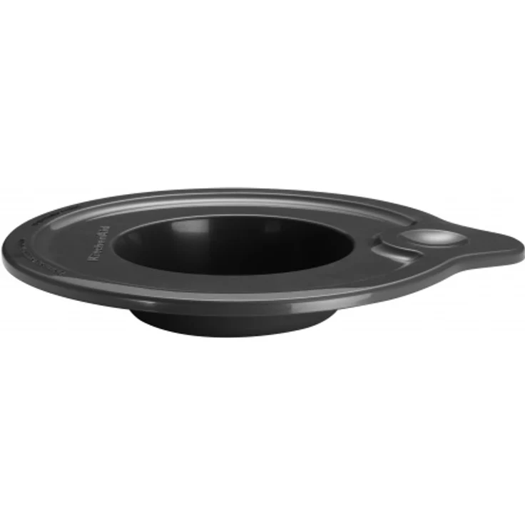 KitchenAid 5KSM5GB Glasschüssel, mit Griff, 4,7 L, inklusive Silikondeckel,  4,3 L und 4,8 L KitchenAid Küchenmaschinen mit kippbarem Motorkopf, transparent, anthrazit – Bild 3