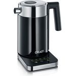 Graef WK502EU Wasserkocher, 2015 W, 230 V, Schwarz-Edelstahl