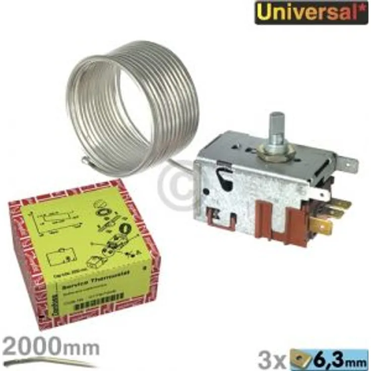 Thermostat Danfoss Nr.8 077B7008 Universal für Weinkühlschrank Flaschenkühler