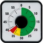 TimeTex Zeitdauer-Uhr, magnetisch, 19 cm x 19 cm, Ampelscheibe