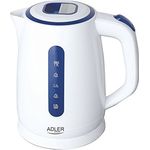 2200W Wasserkocher 1,7 Liter LED innen 360° Station kabellos - schnurlos weiß