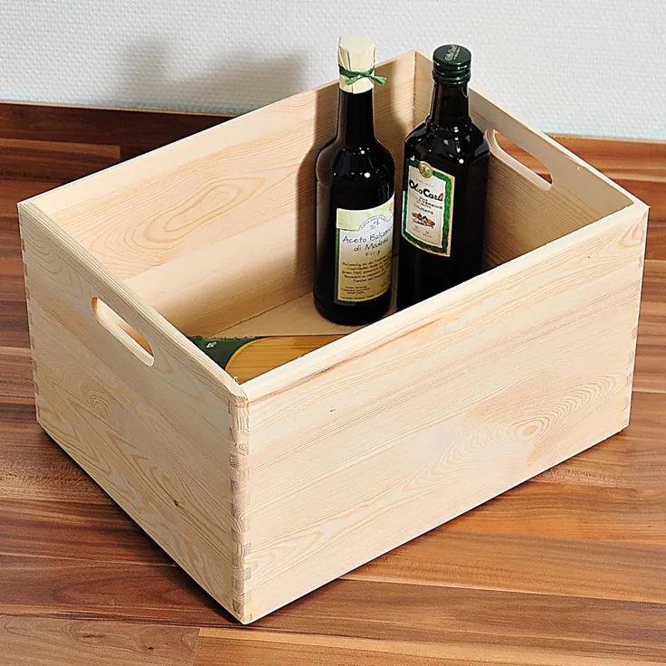 Kesper 69600 Allzweckkiste, Kiefernholz, Holz, braun