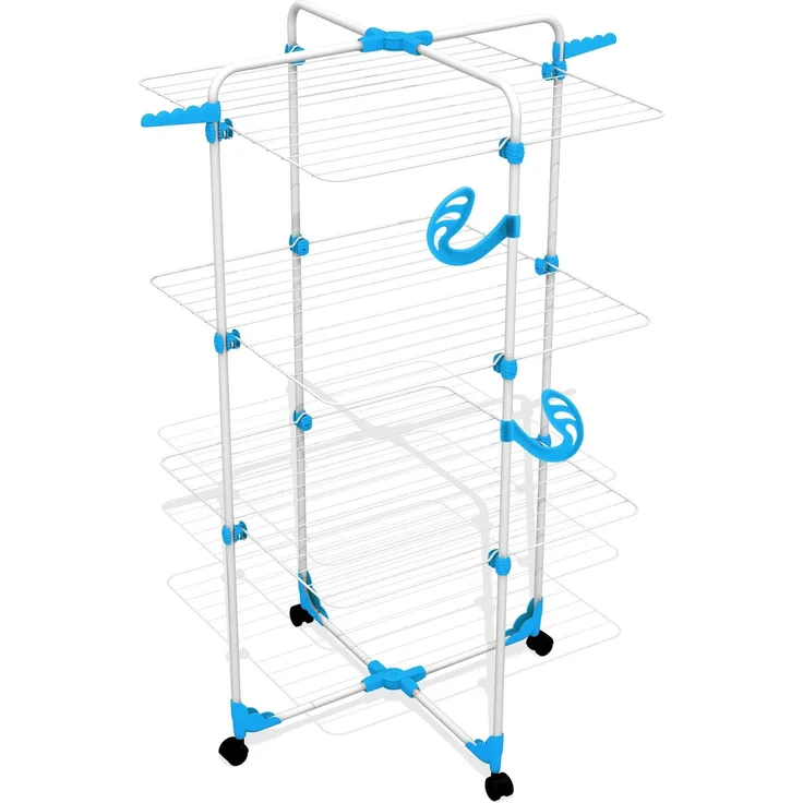 Gimi Turmwäscheständer Modular 3, light blue