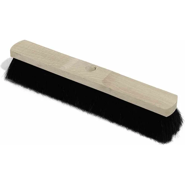 Saalbesen Naturhaar 60cm Sattelholz Straßenbesen Besen Kehrbesen Putzgeräte TOP