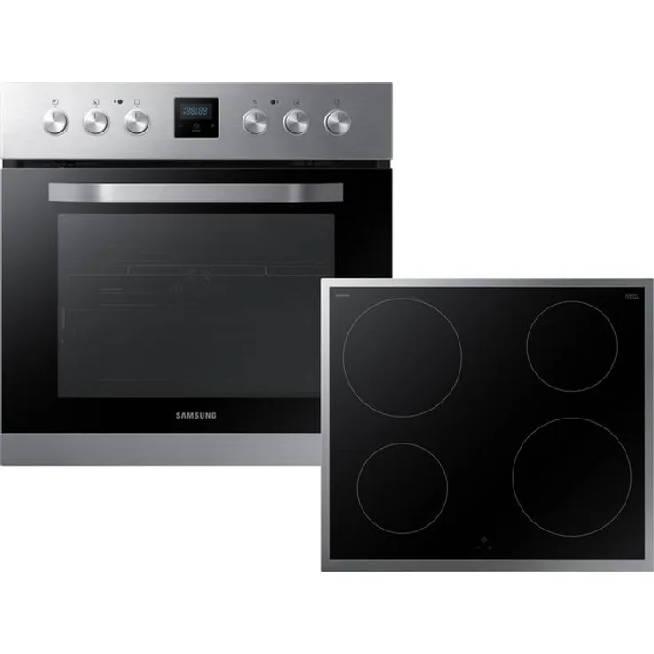 Samsung F-NB69R5701RS Set Einbaugerätherd NB69R5701RS/EG + Induktionskochfeld NZ64R1705CK/EG
