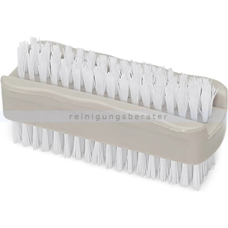 Waschbürste, Handwaschbürste Nölle 9x4 cm Pl.-PPN, beidseitig besteckt