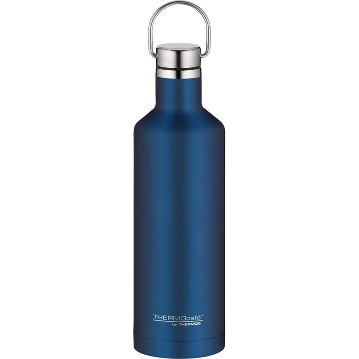 ThermoCafé by THERMOS Thermosflasche Traveler Bottle blau 500ml, Edelstahl Trinkflasche 100% dicht auch bei Kohlensäure, Isolierflasche 12 Stunden heiß, 24 Stunden kalt, BPA-Frei, 4070.259.050 – Bild 1