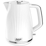 Tefal Wasserkocher Kunststoff 1,7 l 2400 W Elektrisch Teekocher Wasserkessel Loft Weiß , Herausnehmbarer Kalkfilter , BPA FREE , KO250830 , Auto-Off