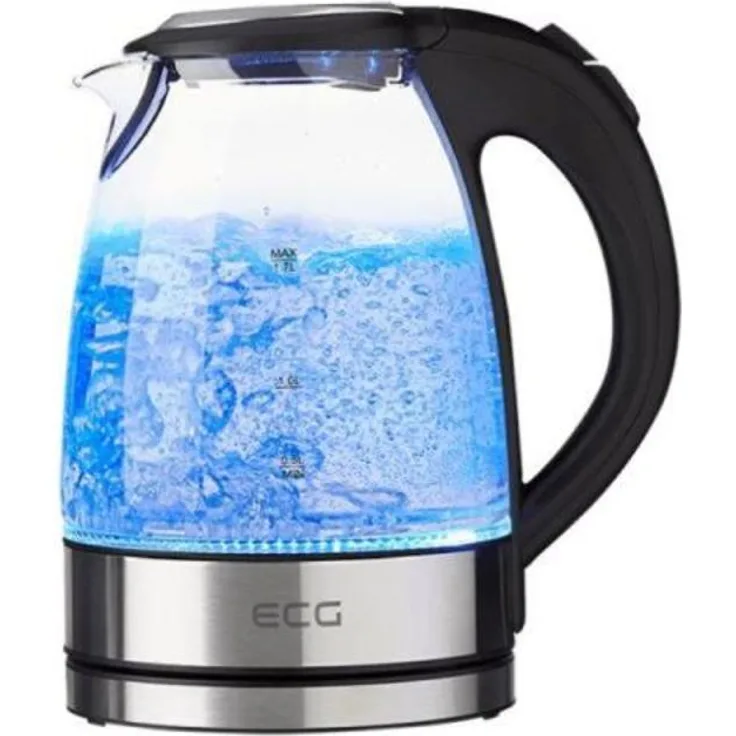 ECG RK 1776 Glass, Wasserkocher, 1,7 Liter, Glas, 1.7 liters
