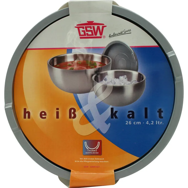 GSW Thermoschüssel mit Deckel 4,2L