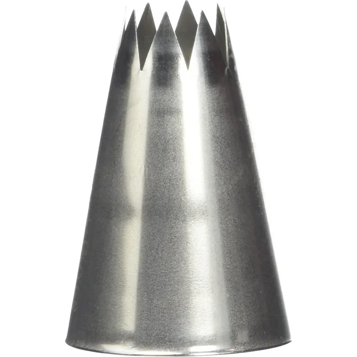 DeBuyer Sterntullen ohne Falz, Edelstahl, Silber, 3.6 cm