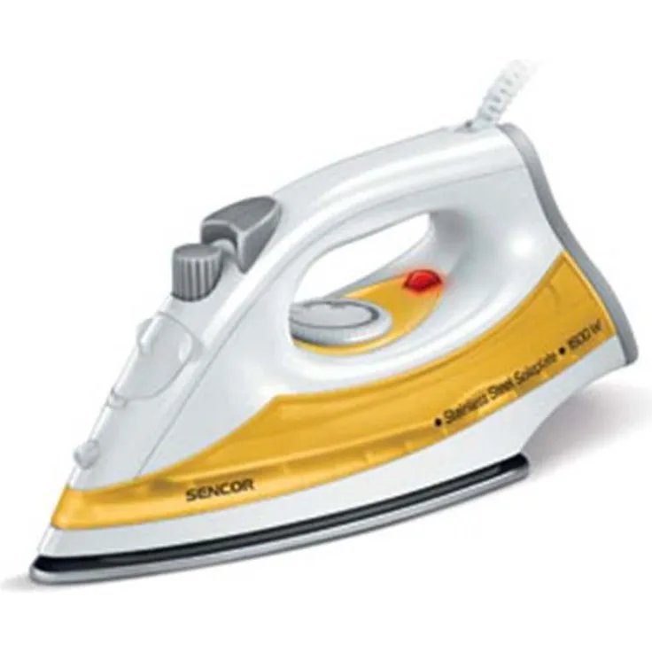 SENCOR SSI 2028YL Dampfbügeleisen (1600 Watt, Edelstahlsohle) gelb