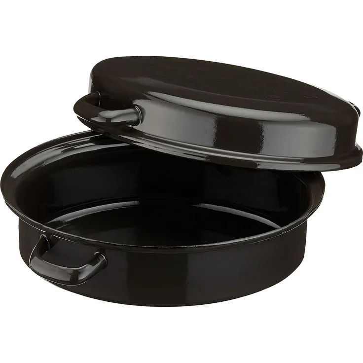 Krüger Gansbräter 30 cm, emailliert Schwarz