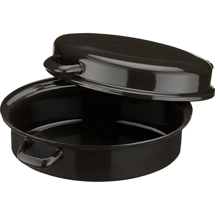 Krüger Gansbräter 30 cm, emailliert Schwarz