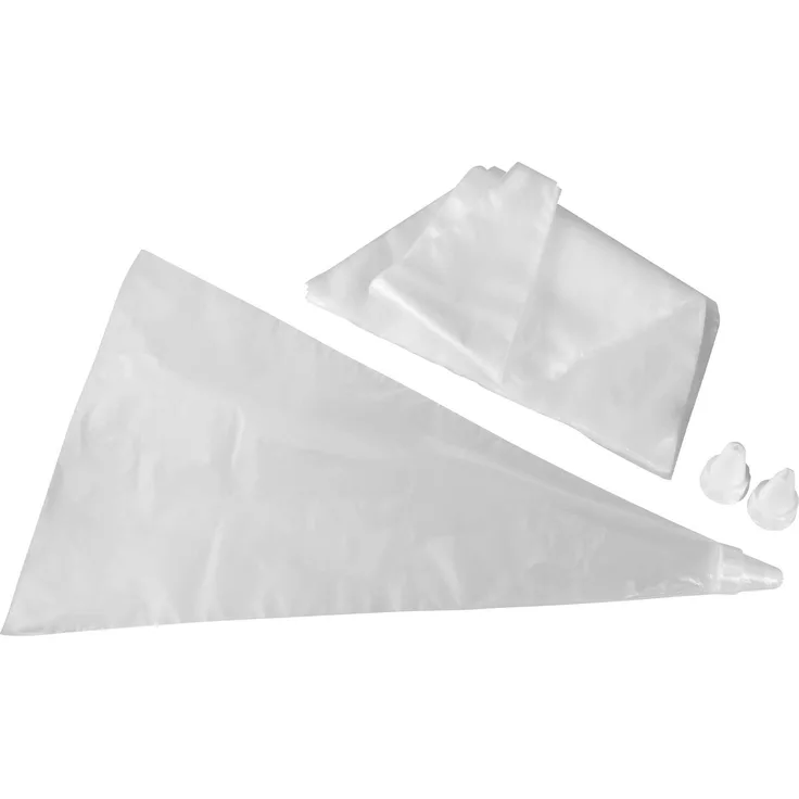 Zenker 42785 Einwegspritzbeutel, Kunststoff, weiß-transparent