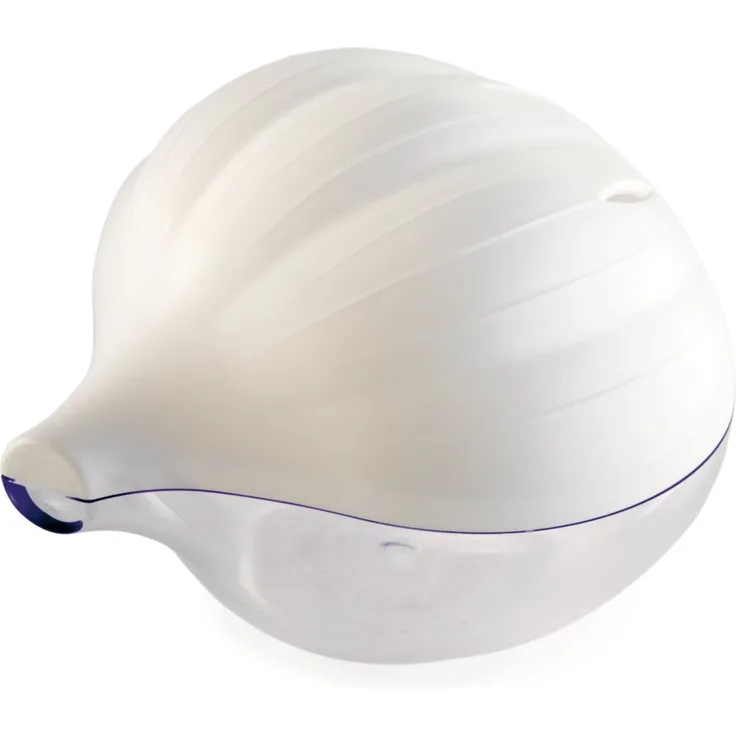 Snips Knoblauch-Box Salva Aglio Kunststoff transparent, cremefarben