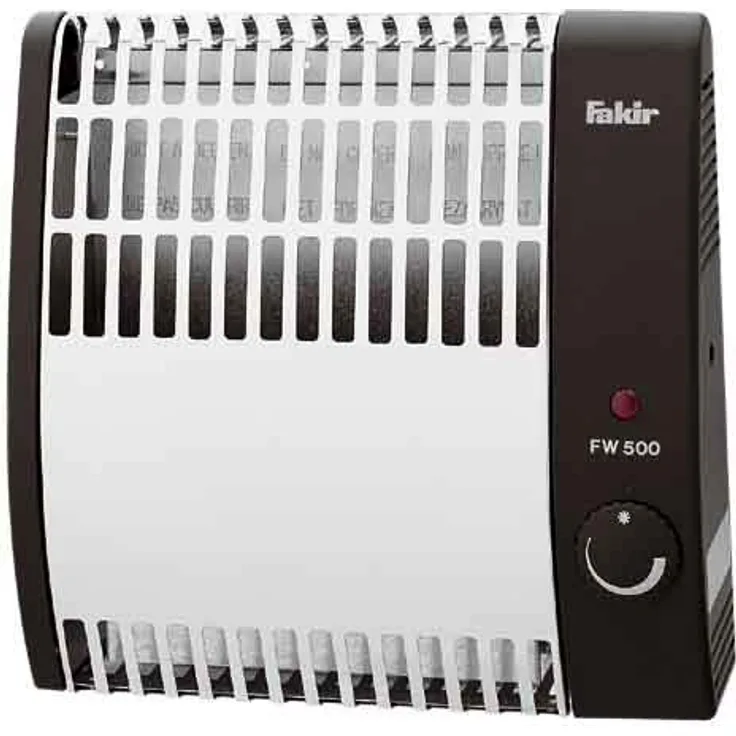 Fakir HF 500 Frostschutzwächter, 500 Watt, Edelstahl, Konvektor