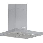 Bosch DWB67CM50 Serie 6, Motorhaube, Kamin flach, Breite: 59.8 cm, Tiefe: 50 cm, Abzug und Umluft, rostfreier Edelstahl