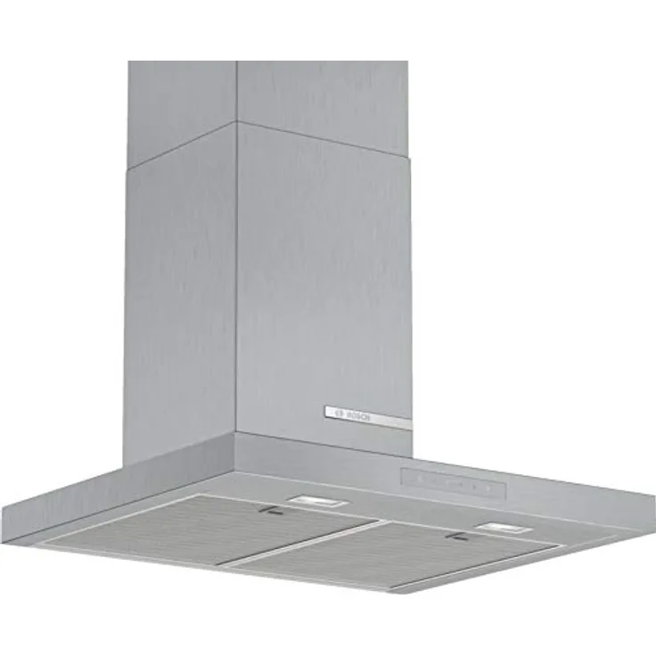 Bosch DWB67CM50 Serie 6, Motorhaube, Kamin flach, Breite: 59.8 cm, Tiefe: 50 cm, Abzug und Umluft, rostfreier Edelstahl
