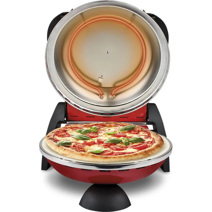 G3Ferrari Pizza Delizia G10006, Pizzamaker Pizzaofen, 1200W, Timer, Thermostat, rot  – Bild 5