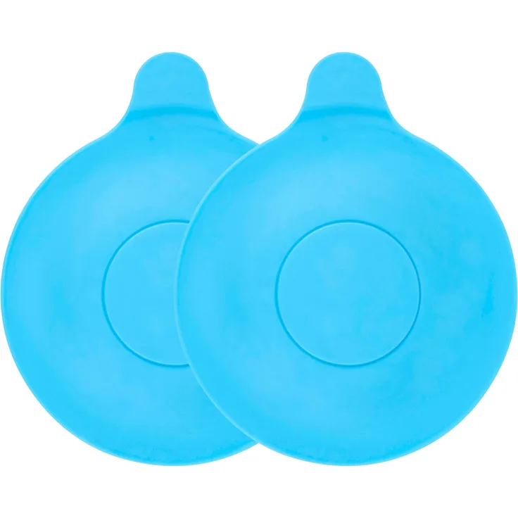 Universal Stöpsel in blau, 2 Pack, Ø 13 cm Durchmesser, für alle Abflüsse bis 90 mm, aus TPR, Ablaufstopfen für Badewanne, Dusche, Waschbecken, Spüle, schmutzresistenter Ablauf-Stöpsel, Abflussstöpsel