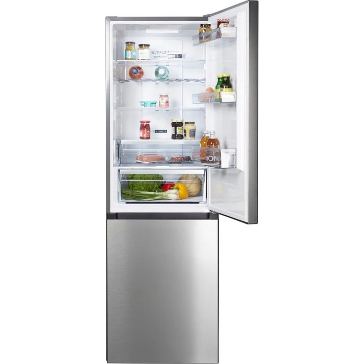 Gorenje NRK6192AXL4 Kühl-Gefrierkombination, freistehend, silber, NoFrost, LED, Energieklasse E – Bild 4
