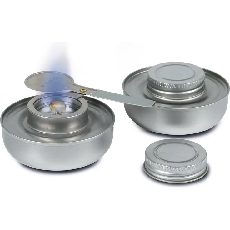 Boska 330310 Fonduebrenner mit Flammenregler, Edelstahl, silber