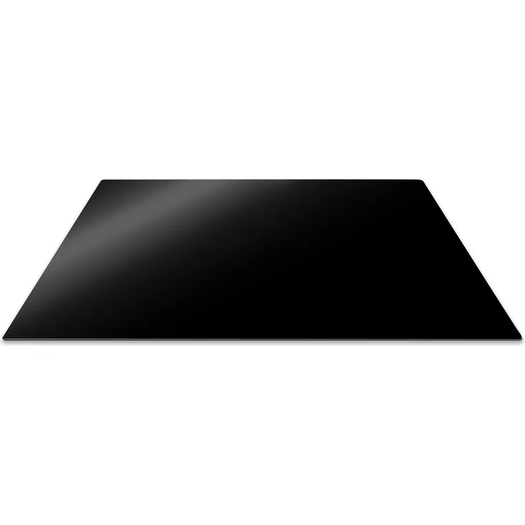 Pebbly 99-14PPBIG Schutzplatte für Kochfeld, Hartglas schwarz 57 x 50 cm
