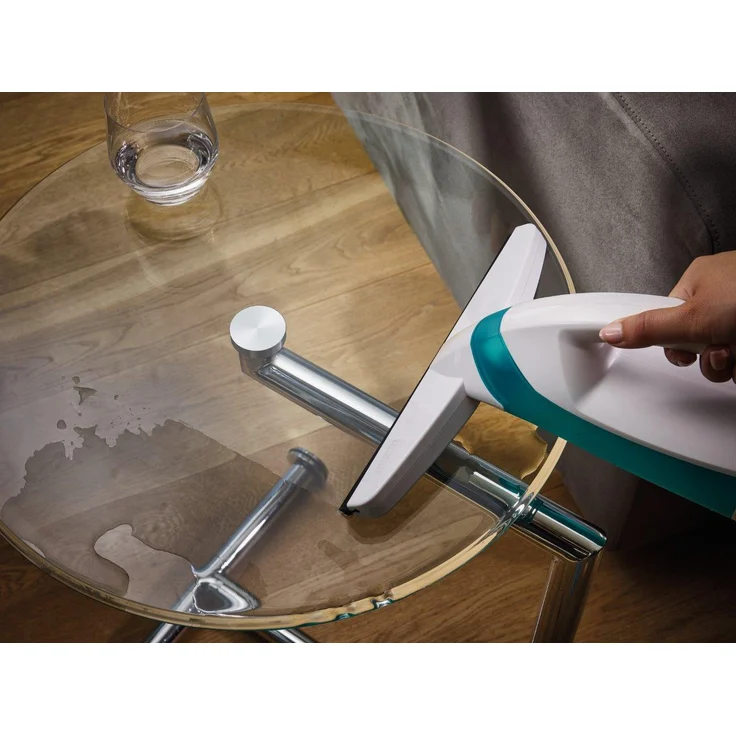 Leifheit Aquanta Click 51025 Fenstersauger, 30 min Akkubetrieb, StandBy-Automatik, 85 m² Reinigungsfläche pro Akkuladung, türkis-weiß – Bild 7