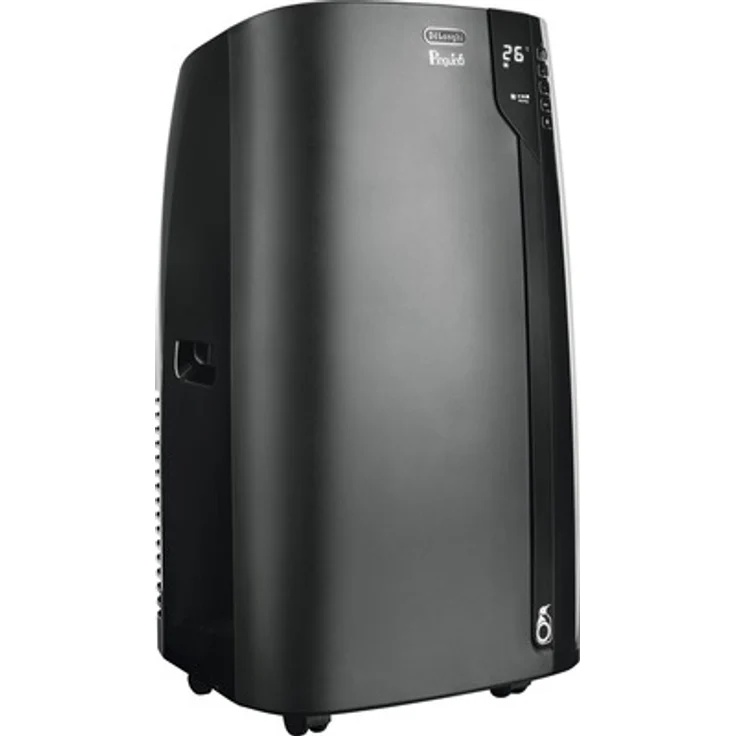 De'Longhi Pinguino PAC EX120 Silent mobiles Klimagerät mit Abluftschlauch, Klimaanlage für Räume bis 110 m³, Luftentfeuchter, Ventilationsfunktion, 24h-Timer, schwarz – Bild 2
