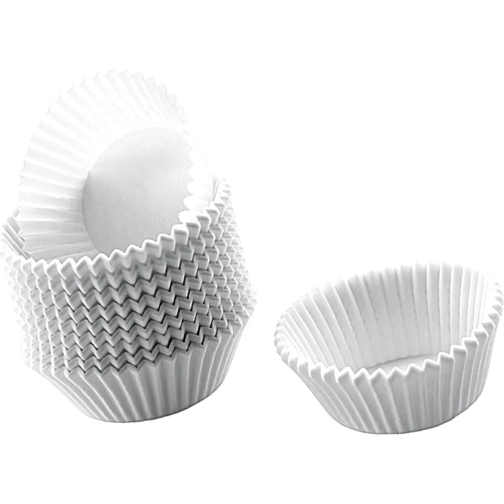 Kaiser Inspiration Muffin Förmchen Papier, 200 Stück, weiß, Ø 7 cm, fettdicht, ideal für süße und herzhafte Muffins – Bild 1