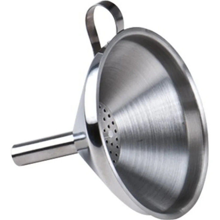 Westmark Flaschentrichter mit herausnehmbarem Sieb, Einfüllstutzen-Durchmesser: 1,3 - 4 cm, Rostfreier Edelstahl, Silber, 12462270 – Bild 2