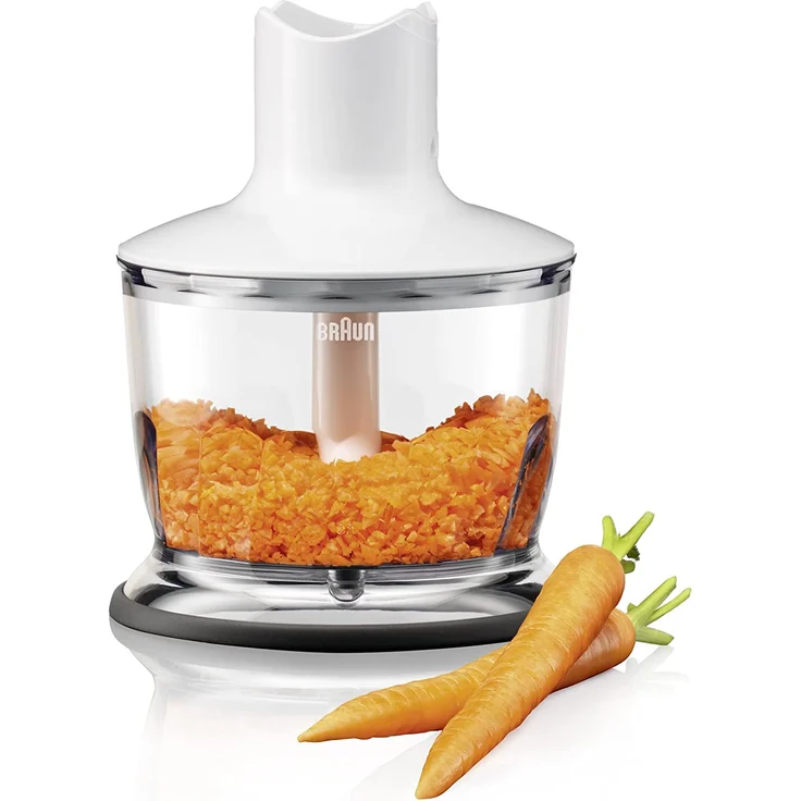 Braun MultiQuick 5 Vario MQ 5235WH Pürierstab mit abnehmbarem Edelstahl Mixfuß mit POWERBell Plus Technologie zum Pürieren ganzer Zutaten, 21 Geschwindigkeiten, inkl. 3-teiliges Zubehör Set, 1000 Watt, weiß – Bild 4