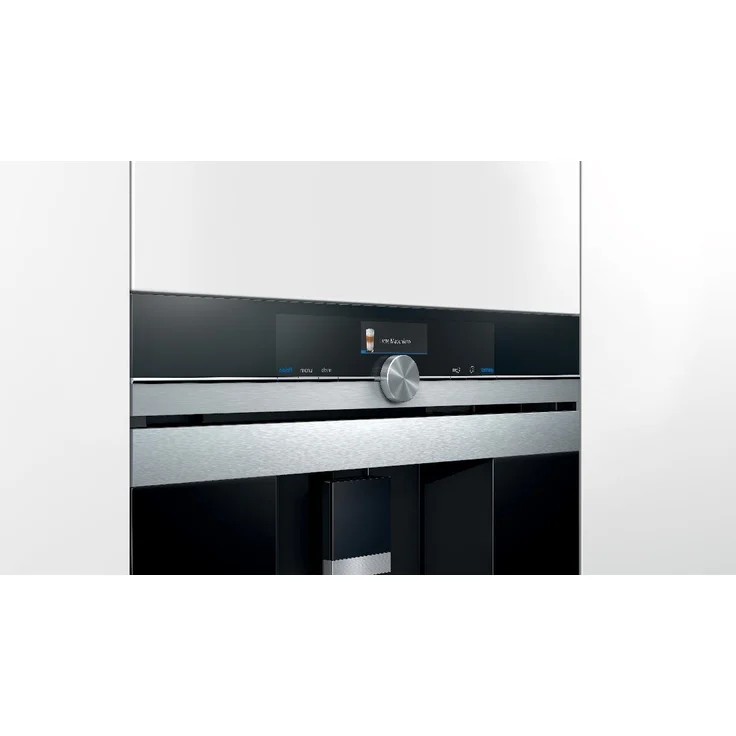 Siemens CT636LES1 iQ 700 Einbau-Kaffeevollautomat, Keramikmahlwerk, 1600 Watt, schwarz, mit Milchsystem und integriertem Mahlwerk – Bild 3