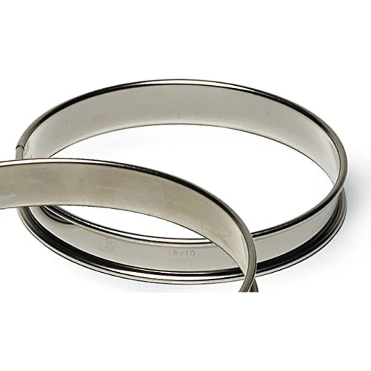Gobel 220 mm, Edelstahl, runde Kuchenform für Tarte Ring