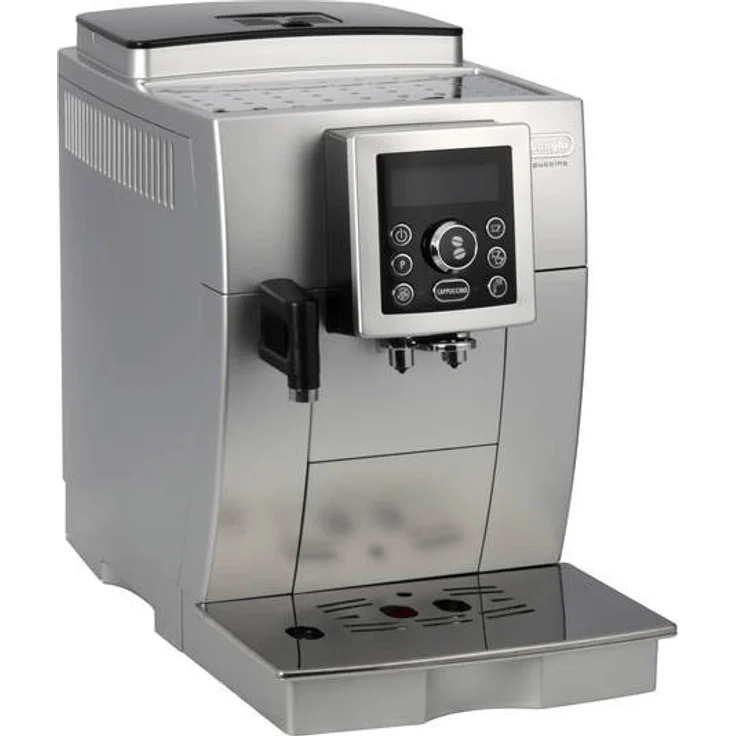 De'Longhi ECAM 23.466.S Kaffeevollautomat mit Milchsystem und integriertem Mahlwerk, Cappuccino und Espresso auf Knopfdruck, Digitaldisplay mit Klartext, 2-Tassen-Funktion, Großer 1,8 Liter Wassertank, silber – Bild 3
