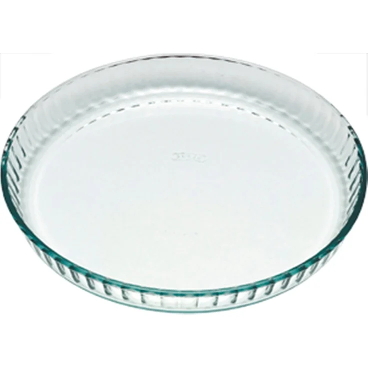 Pyrex 812B000-5046 Bake & Enjoy Runde Kuchenform aus ultrabeständigem Glas, farblos, 24 cm