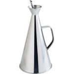 Quid 7694004 – Edelstahl-Ölkännchen, auslaufsicher, 1 Liter Fassungsvermögen, Maße: 17 x 17 x 35 cm