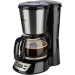 Korona 12113 Edelstahl Kaffeemaschine mit Timer Funktion - Filter Kaffeeautomat für 6 Tassen mit Glaskanne