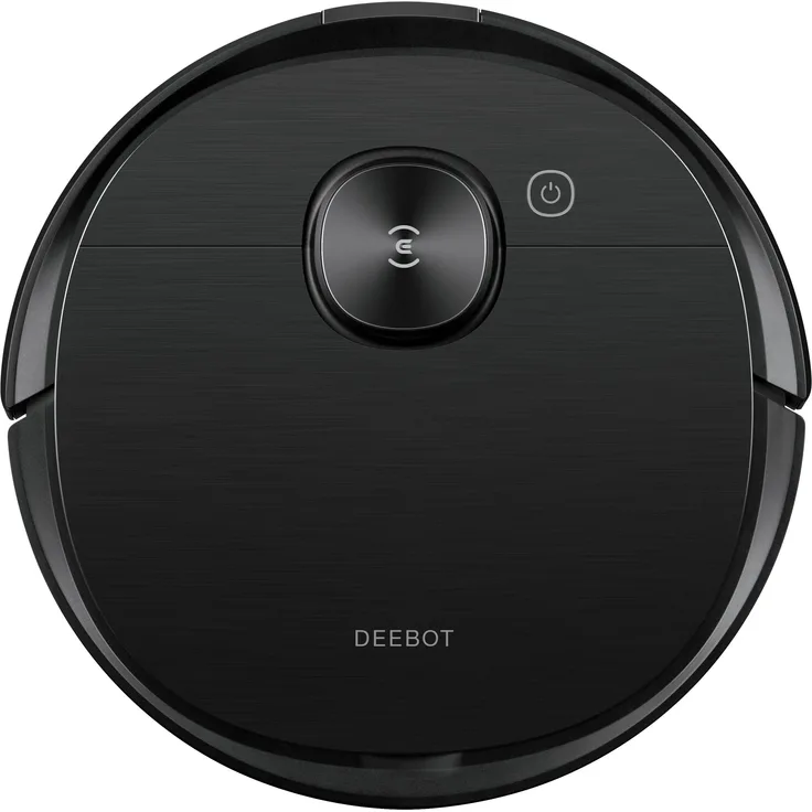 Ecovacs Deebot Ozmo T8 AIVI Saugroboter mit Wischfunktion, 180 min Akkubetrieb, App- und Sprachsteuerung, Lasernavigation, schwarz
