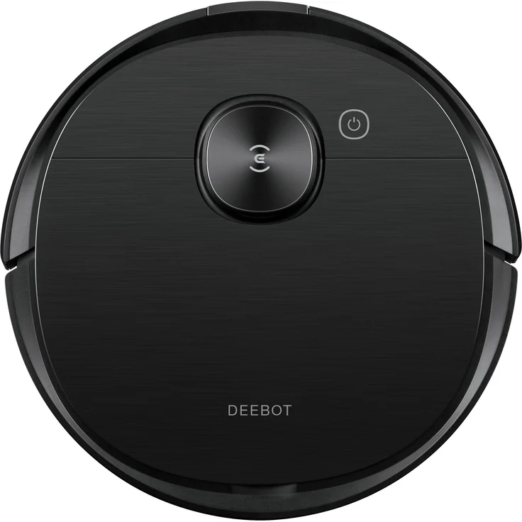 Ecovacs Deebot Ozmo T8 AIVI Saugroboter mit Wischfunktion, 180 min Akkubetrieb, App- und Sprachsteuerung, Lasernavigation, schwarz – Bild 1