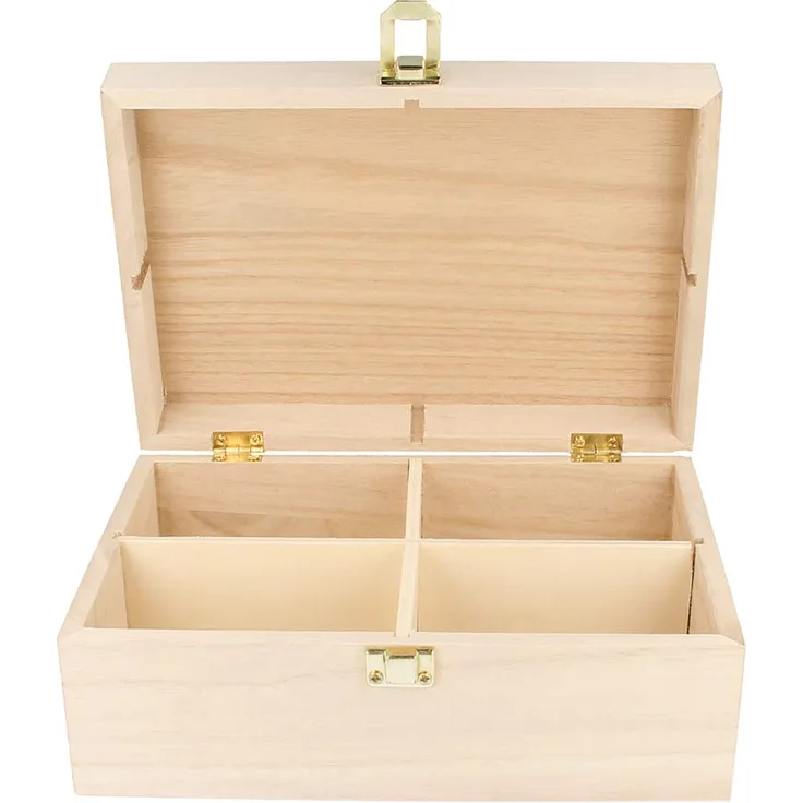 Artemio 20 x 14 x 8 cm, 4 - Schutzhülle aus Holz, Beige