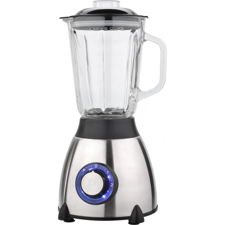 Silva-Homeline SM 5002 550 Watt Standmixer in ergonomischem Edelstahl-Design, Rostfreier Stahl, 1.5 liters