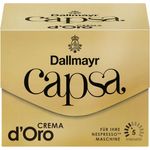 Dallmayr Capsa Crema d'Oro, Nespresso Kompatibel Kapsel, Kaffeekapsel, Röstkaffee, Kaffee, 10 Kapseln, 56 g