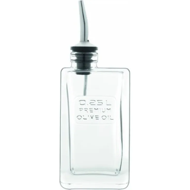 Optima Servierflasche für Olivenöl, inkl. Ausgießer, 0,25 l