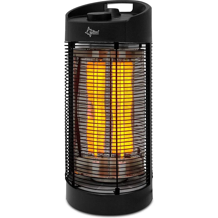 Suntec Heat Ray Carbon Tower 1200 OSC Carbonheizstrahler, Infrarotwärmestrahlung, Oszillation, Heizlüfter