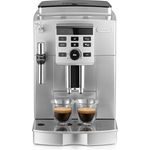 De'Longhi ECAM 25.120.SB Kaffeevollautomat mit Profi-Milchaufschäumdüse für Cappuccino und integriertem Mahlwerk, mit Espresso- und Kaffee Direktwahltasten und Drehregler, 2-Tassen-Funktion, Großer 1,8 Liter Wassertank, silber