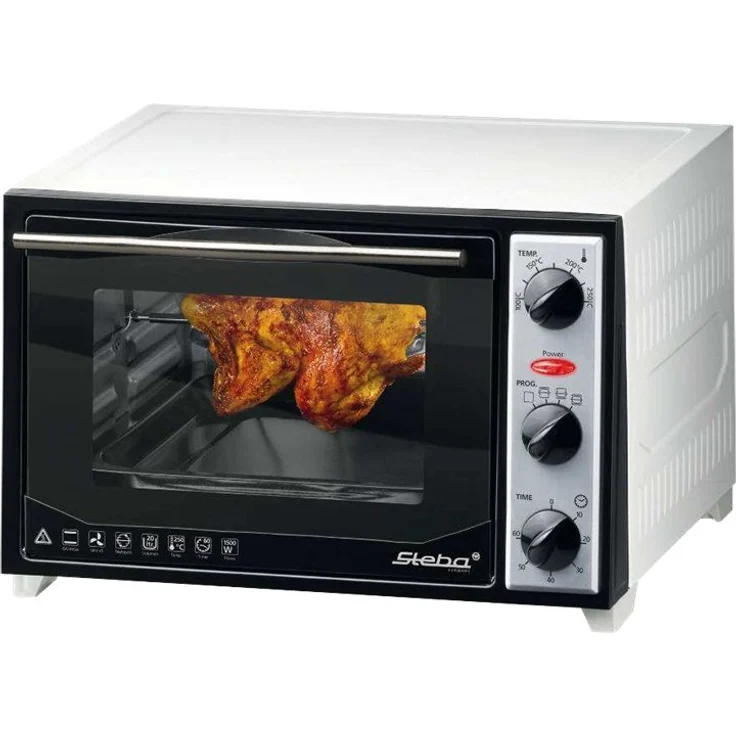 Steba KB 27 U.2 Backofen mit Grillspieß - 1500 Watt - 20 Liter - 4-Stufen Programmwähler – Bild 2