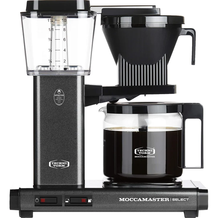 Moccamaster Filter Kaffeemaschine KBG Select, 1.25 Liter, 1520 W, Stone Grey – Bild 1